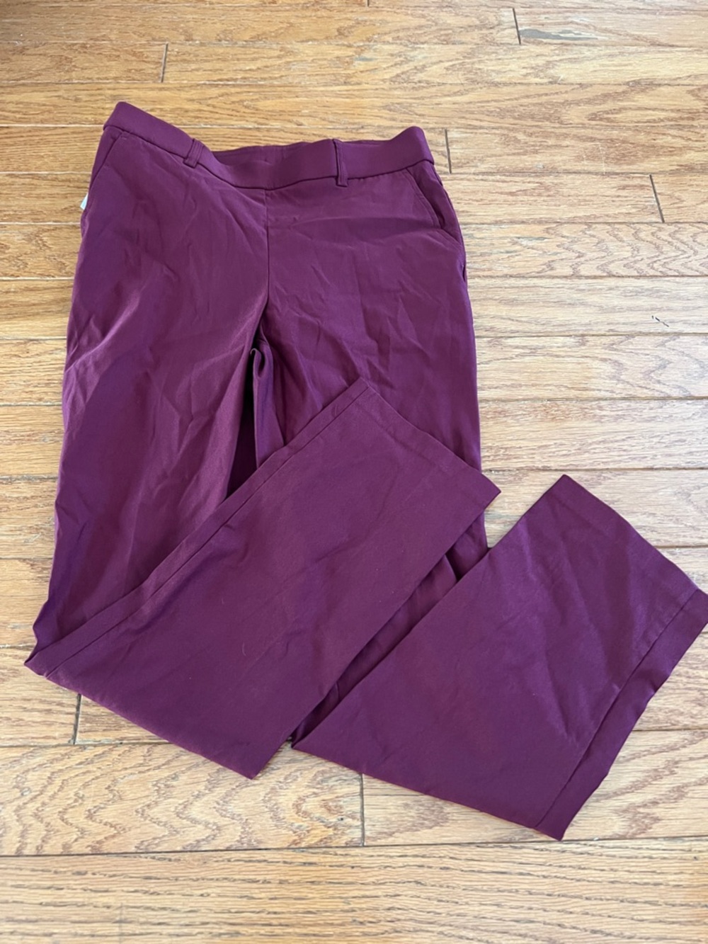 Rafaella Windsor Wine Stretch Trousers NWT 4R